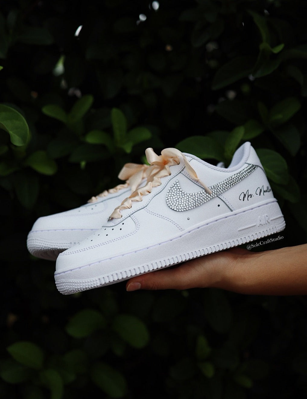 Converse Wedding Sneakers | Air Force 1 for Wedding | solecraftstudio