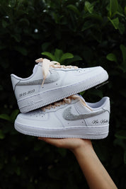 Converse Wedding Sneakers | Air Force 1 for Wedding | solecraftstudio