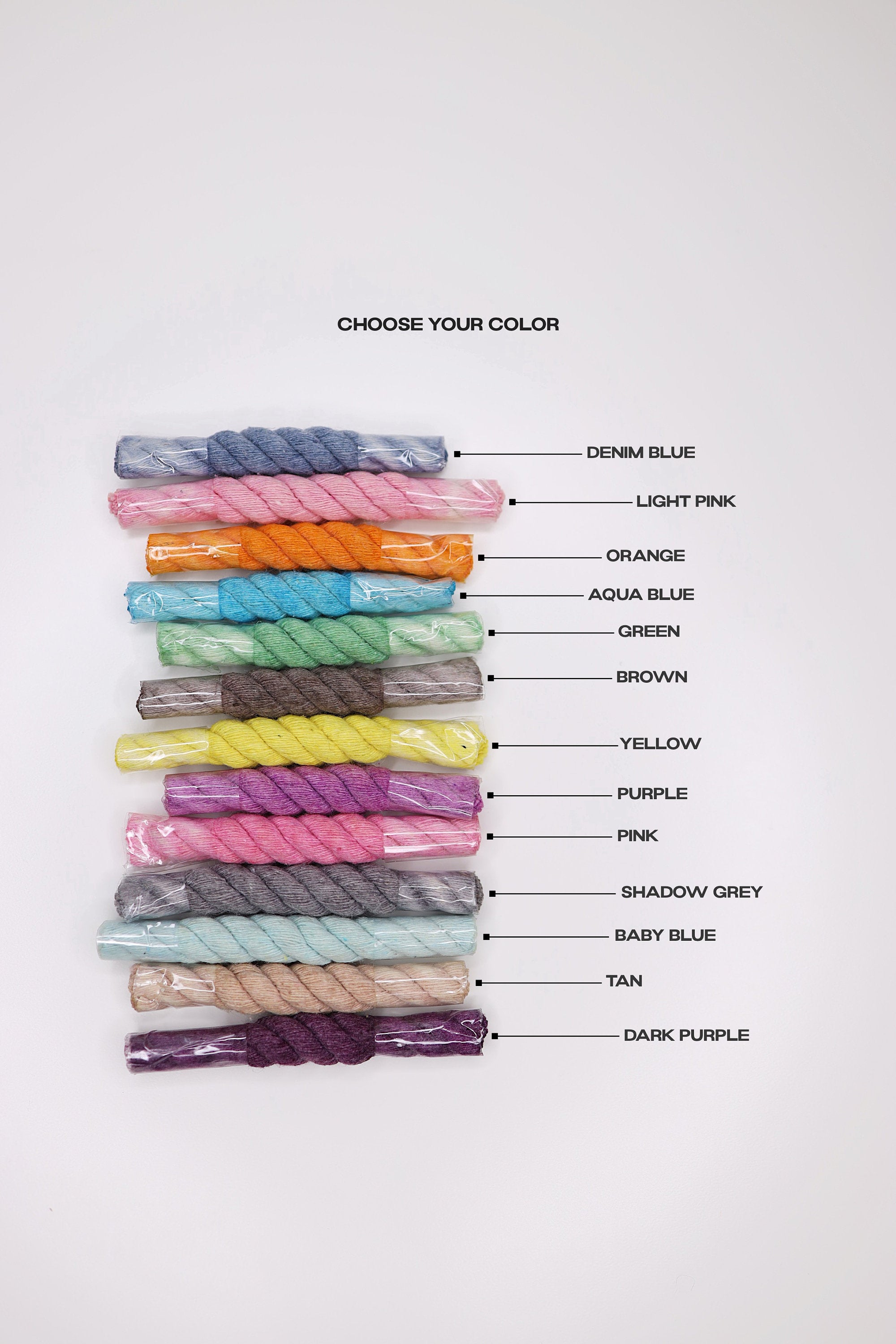 Custom Air Force 1 Rope Laces | Thick Rope Laces | solecraftstudio