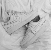 Wedding Sneakers for Bride | Custom Air Force 1 | solecraftstudio