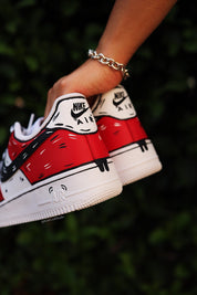 Air Force 1 Sneakers | Cartoon Drip Painted Sneakers | solecraftstudio