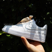 Wedding Sneakers for Bride | Custom Air Force 1 | solecraftstudio