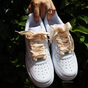 Wedding Sneakers for Bride | Custom Air Force 1 | solecraftstudio