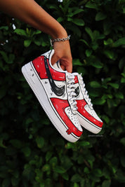 Air Force 1 Sneakers | Cartoon Drip Painted Sneakers | solecraftstudio