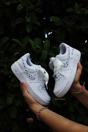 Bridal Wedding Sneakers | Personalized Bridal Shoes | solecraftstudio