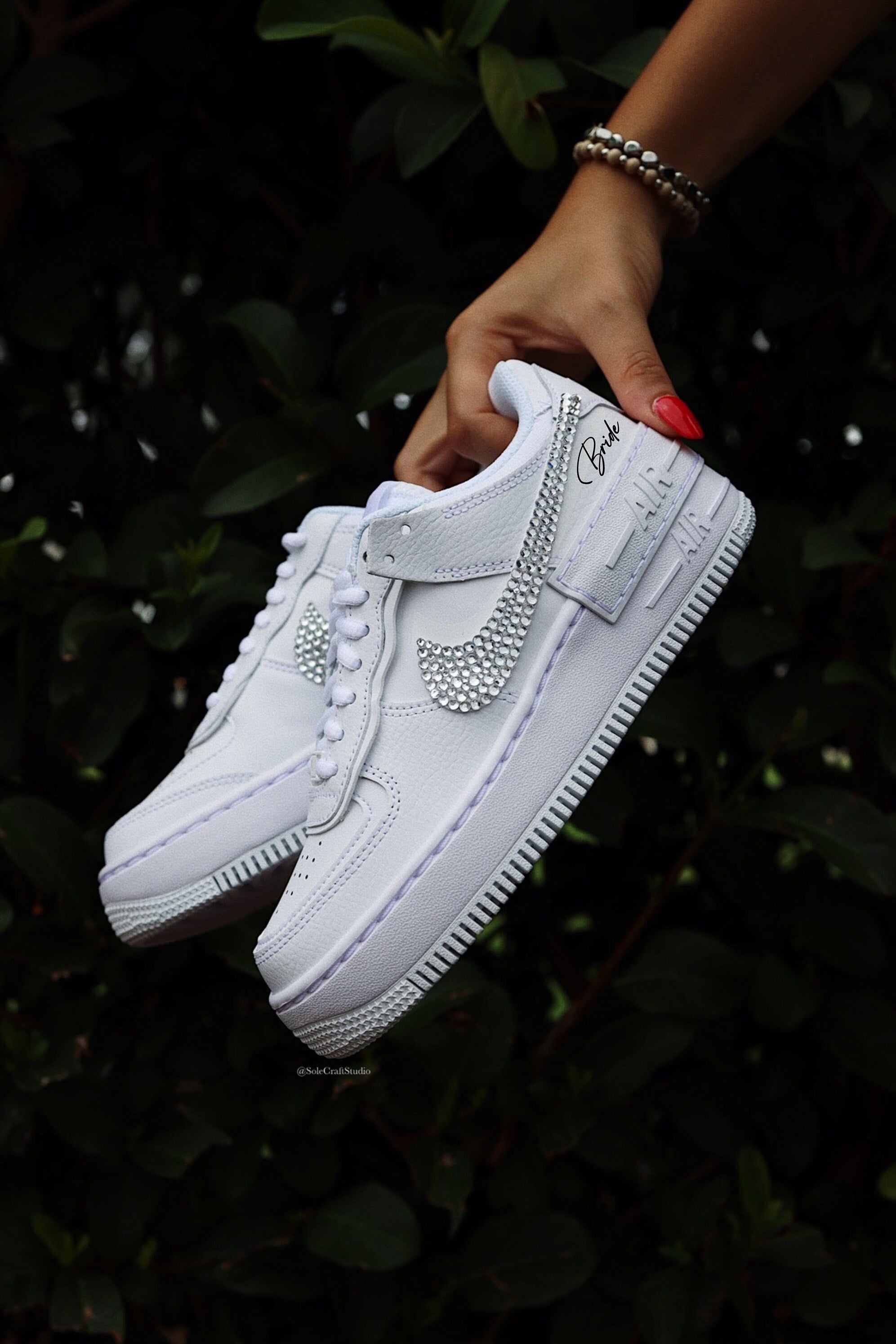 Converse Wedding Shoes | Air Force 1 White | solecraftstudio