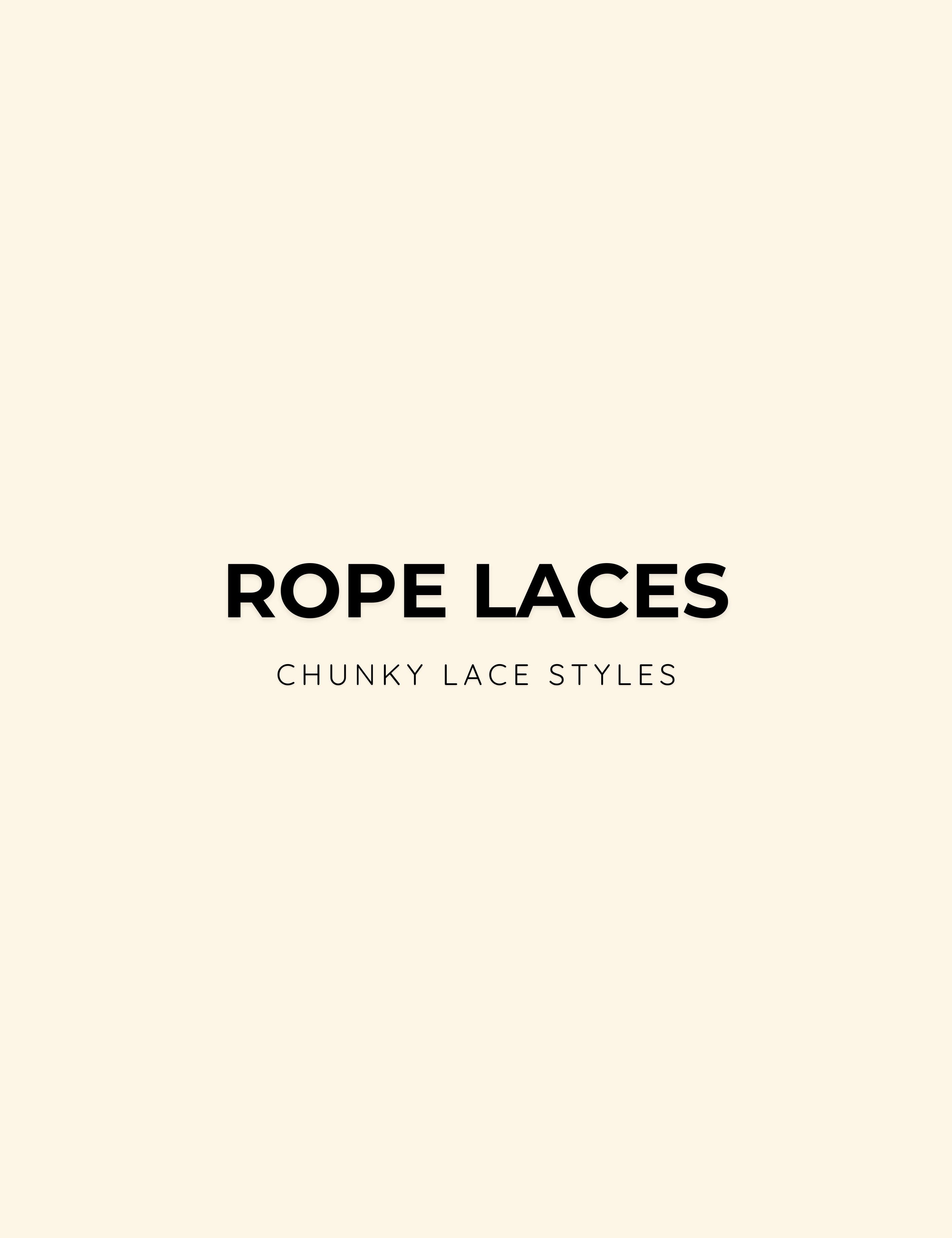 Rope Laces