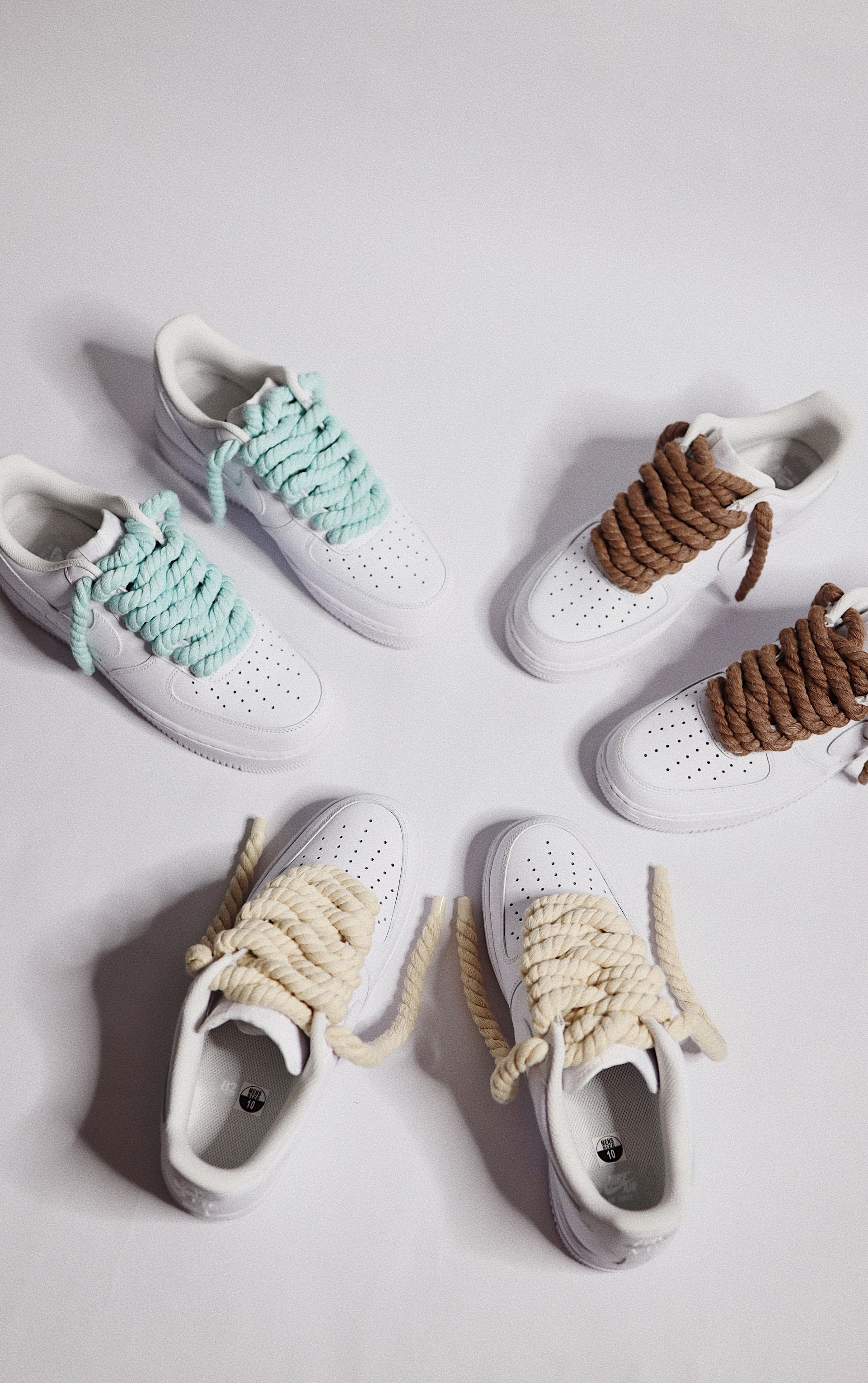 Custom Air Force Rope Laces Thick Rope Laces solecraftstudio