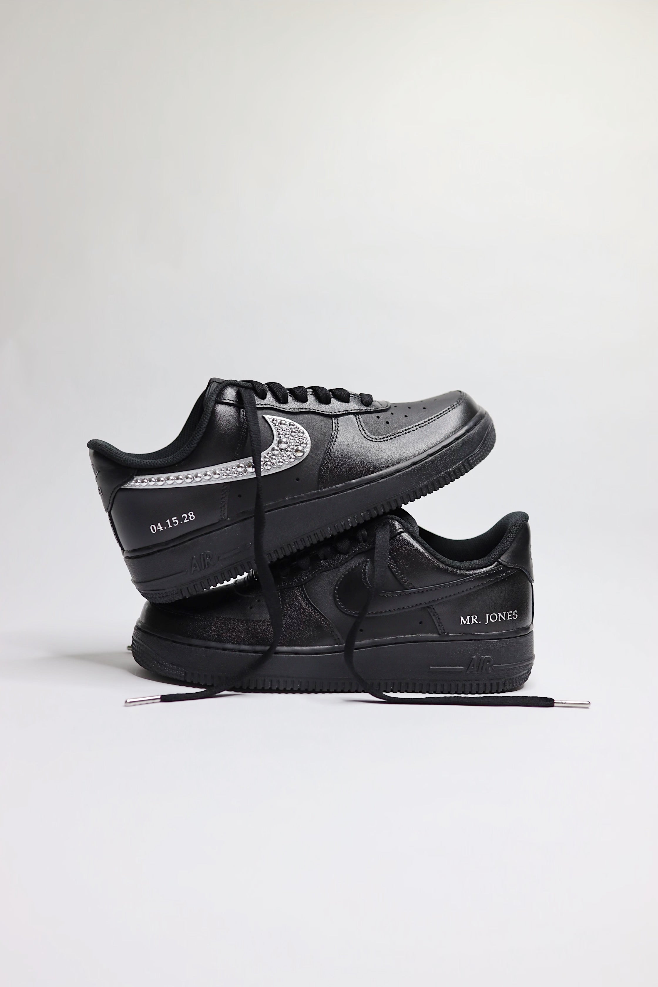 Metallic Black Groom AF1