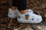 Paw Patrol Toddler Boy Air Force 1 Low Custom Kids Shoes Hand Painted AF1 Sneakers