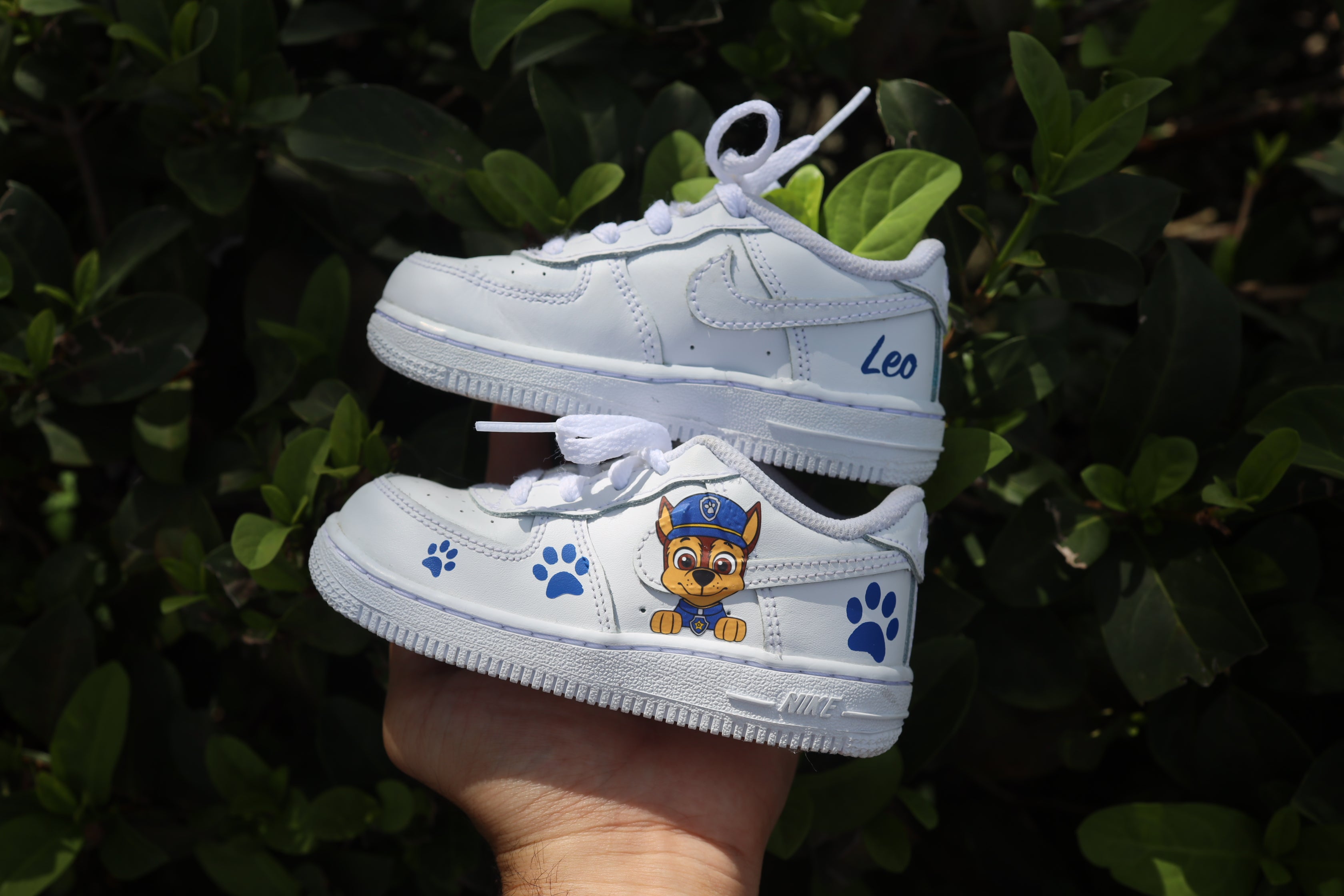 Paw Patrol Toddler Boy Air Force 1 Low Custom Kids Shoes Hand Painted AF1 Sneakers