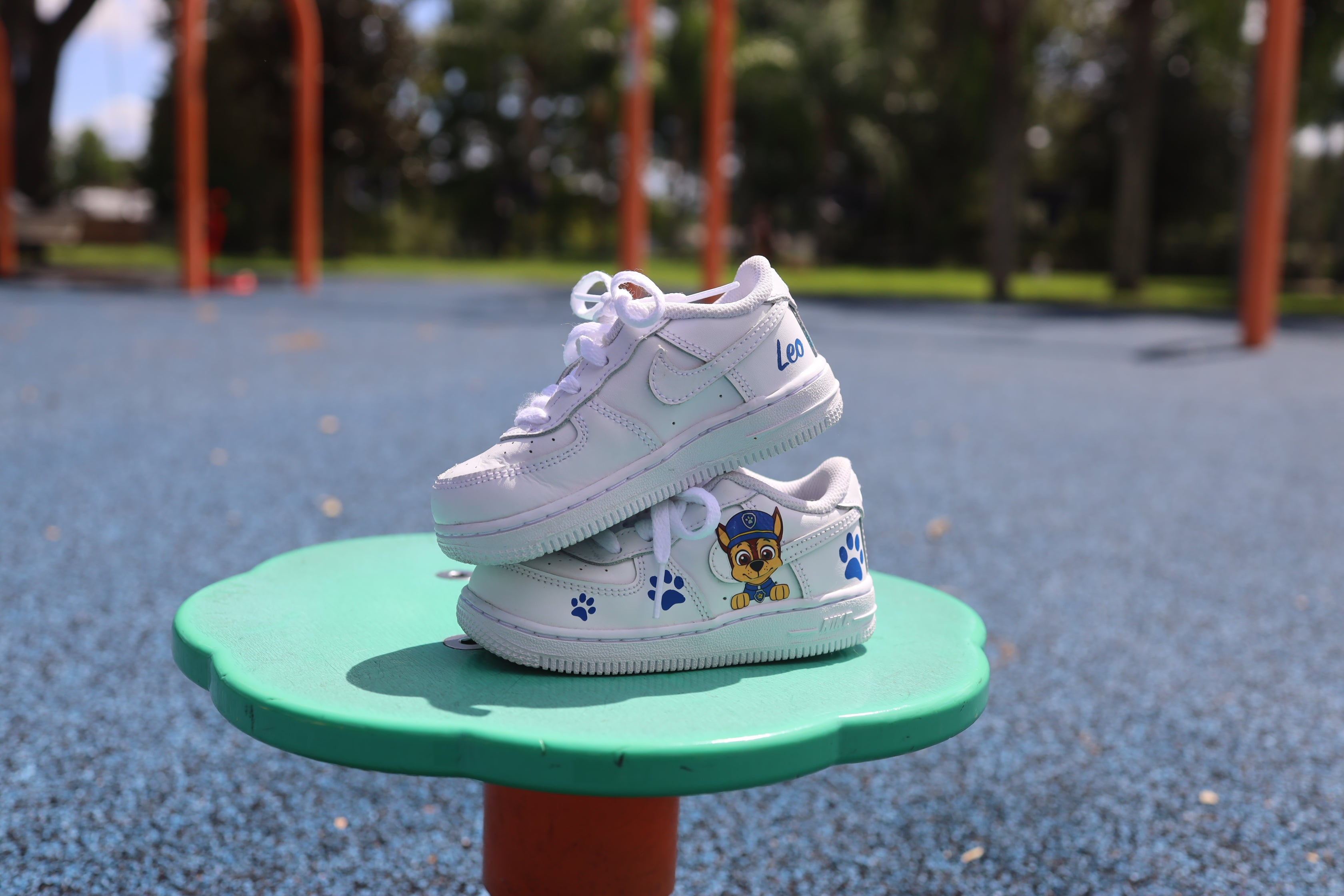 Paw Patrol Toddler Boy Air Force 1 Low Custom Kids Shoes Hand Painted AF1 Sneakers