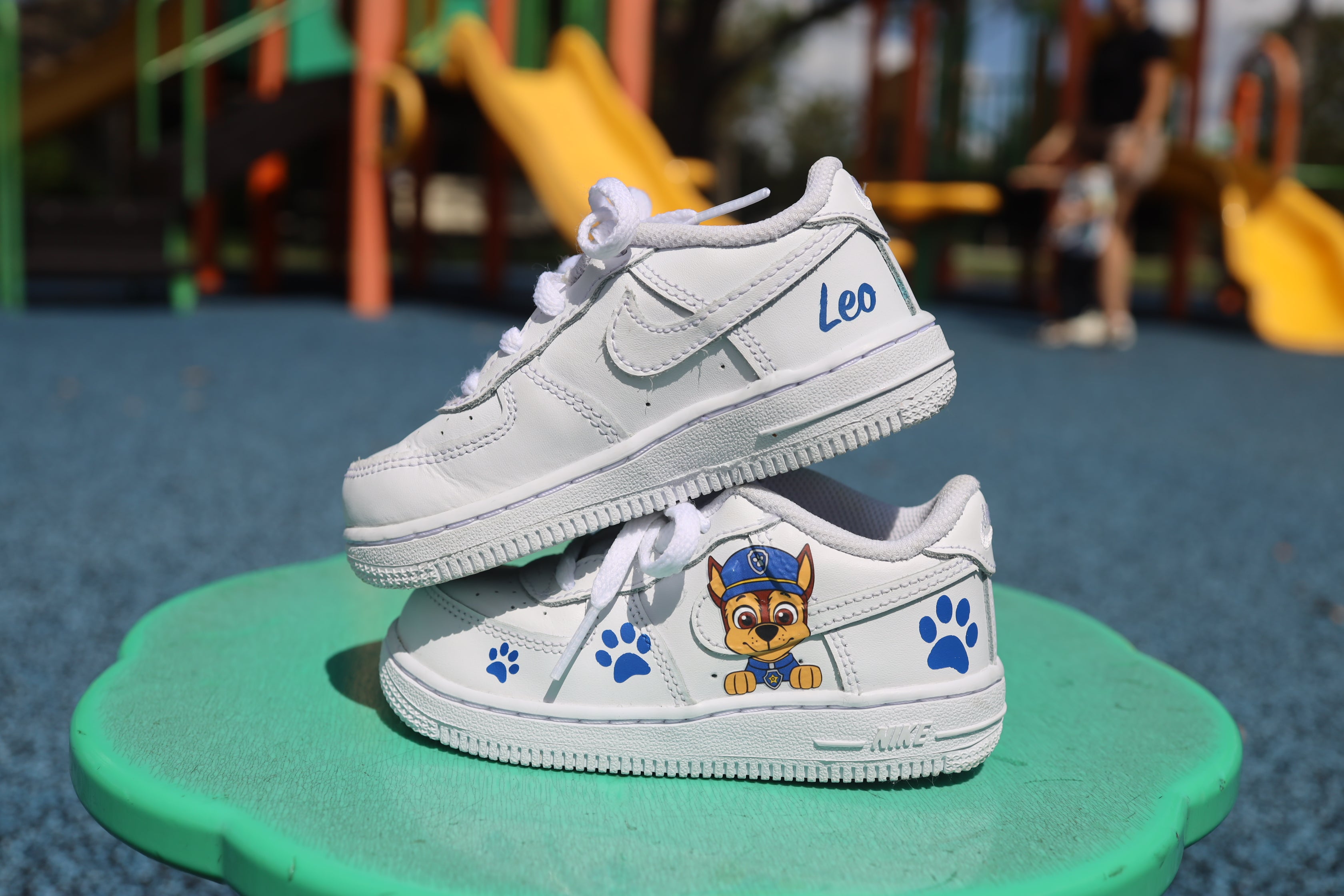 Paw Patrol Toddler Boy Air Force 1 Low Custom Kids Shoes Hand Painted AF1 Sneakers