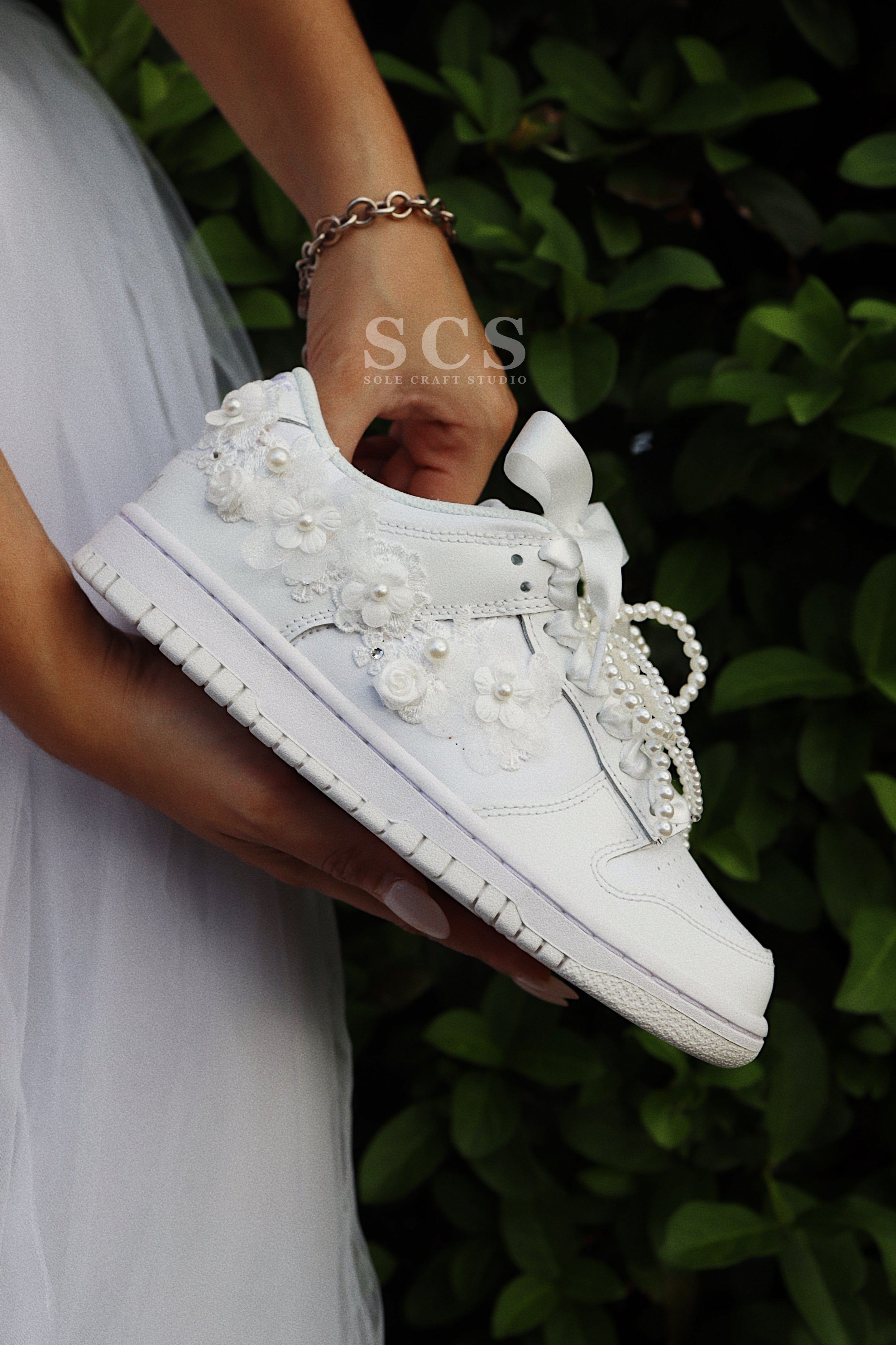 Custom Wedding Shoes | Dunk Low Sneakers | solecraftstudio