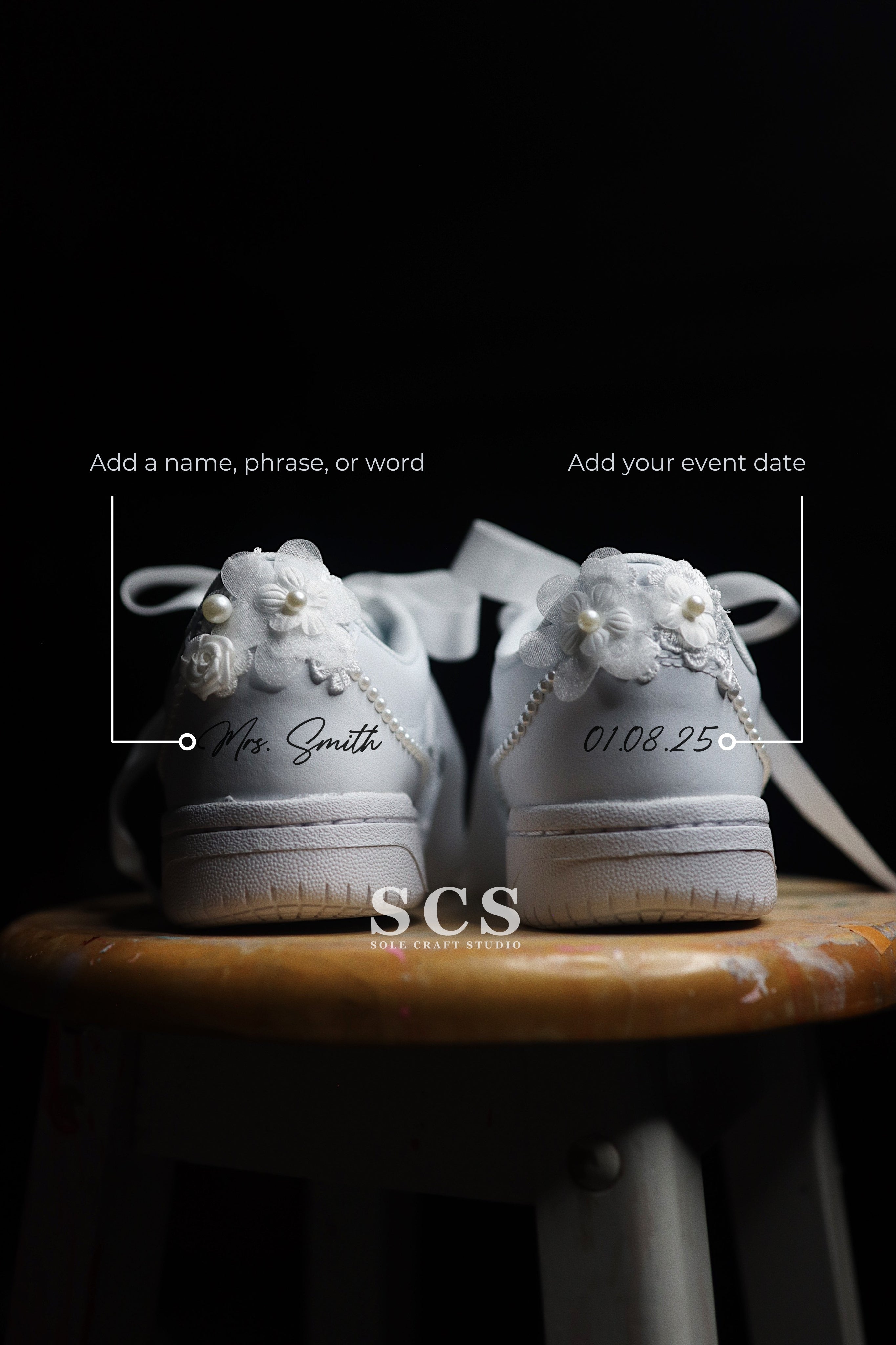 Wedding Sneakers for Bride Personalized Bridal New Balance Shoes