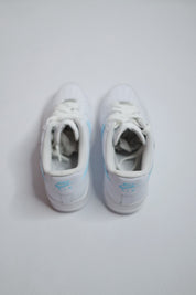 AF1 Blue Swoosh Butterflies — Sample Pair