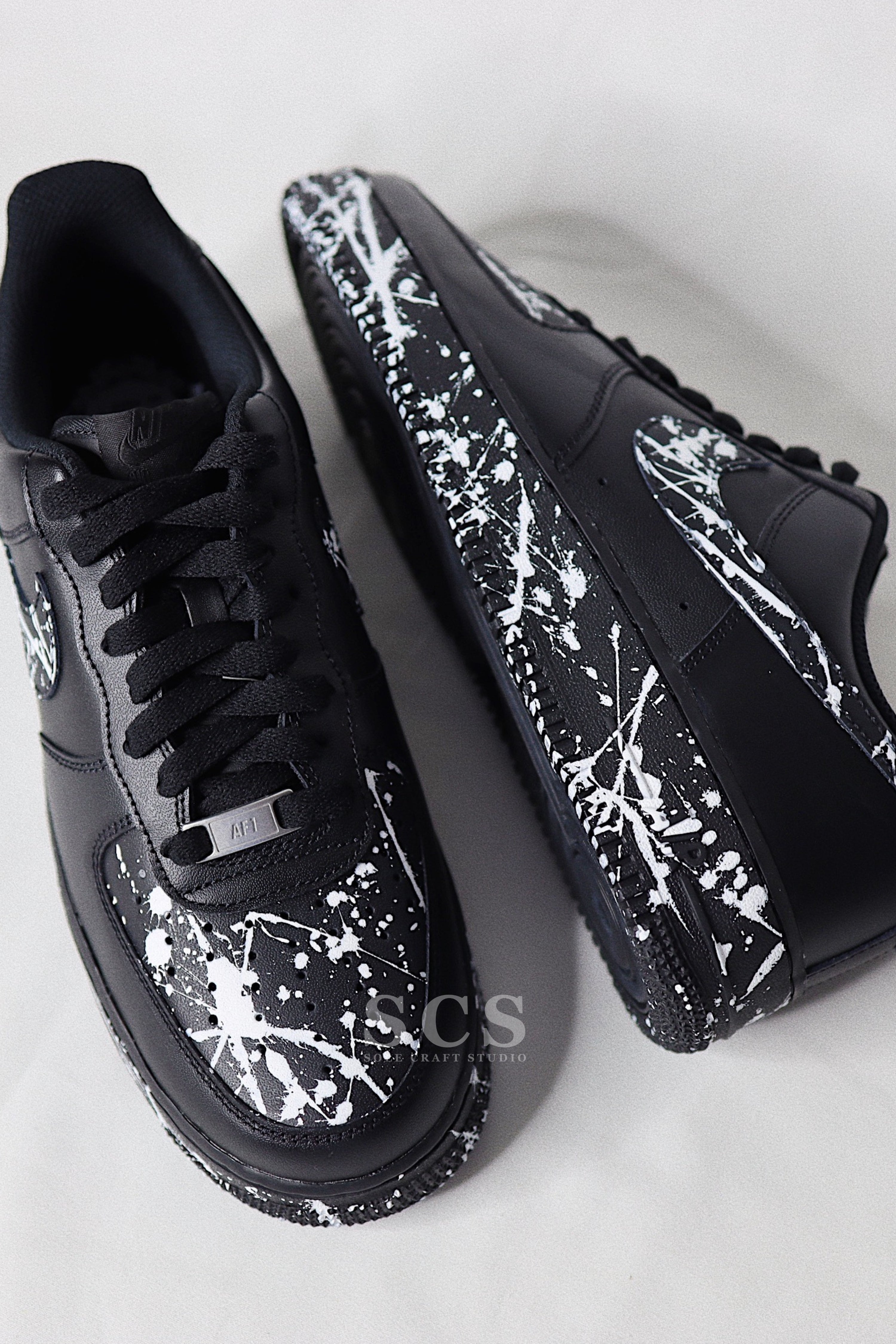 Nike airforce 1 black カスタム Custom Air Force 1 Low | Black Air Force 1 | solecraftstudio