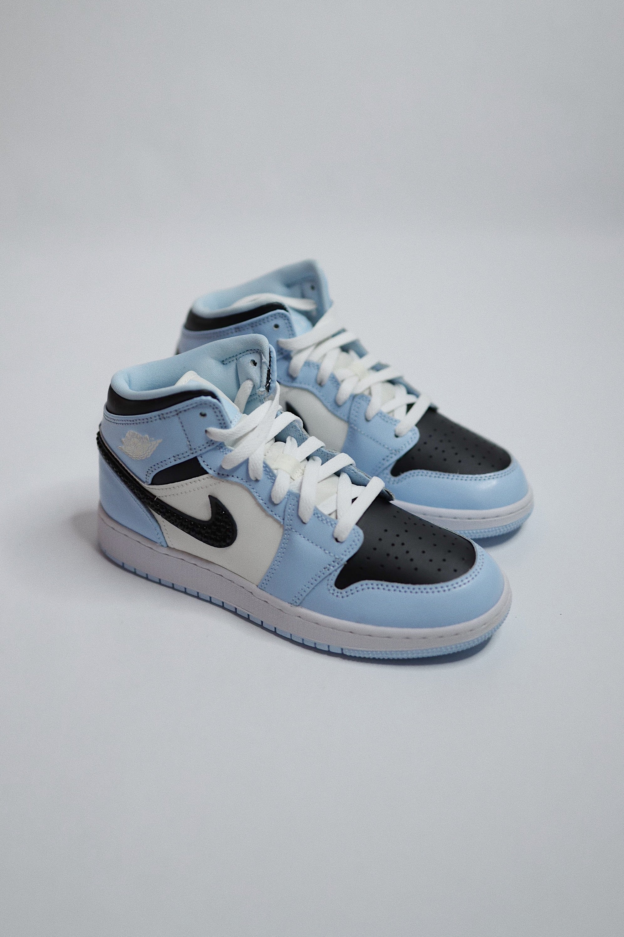 AJ1 Blue Ice Bling  — Sample Pair