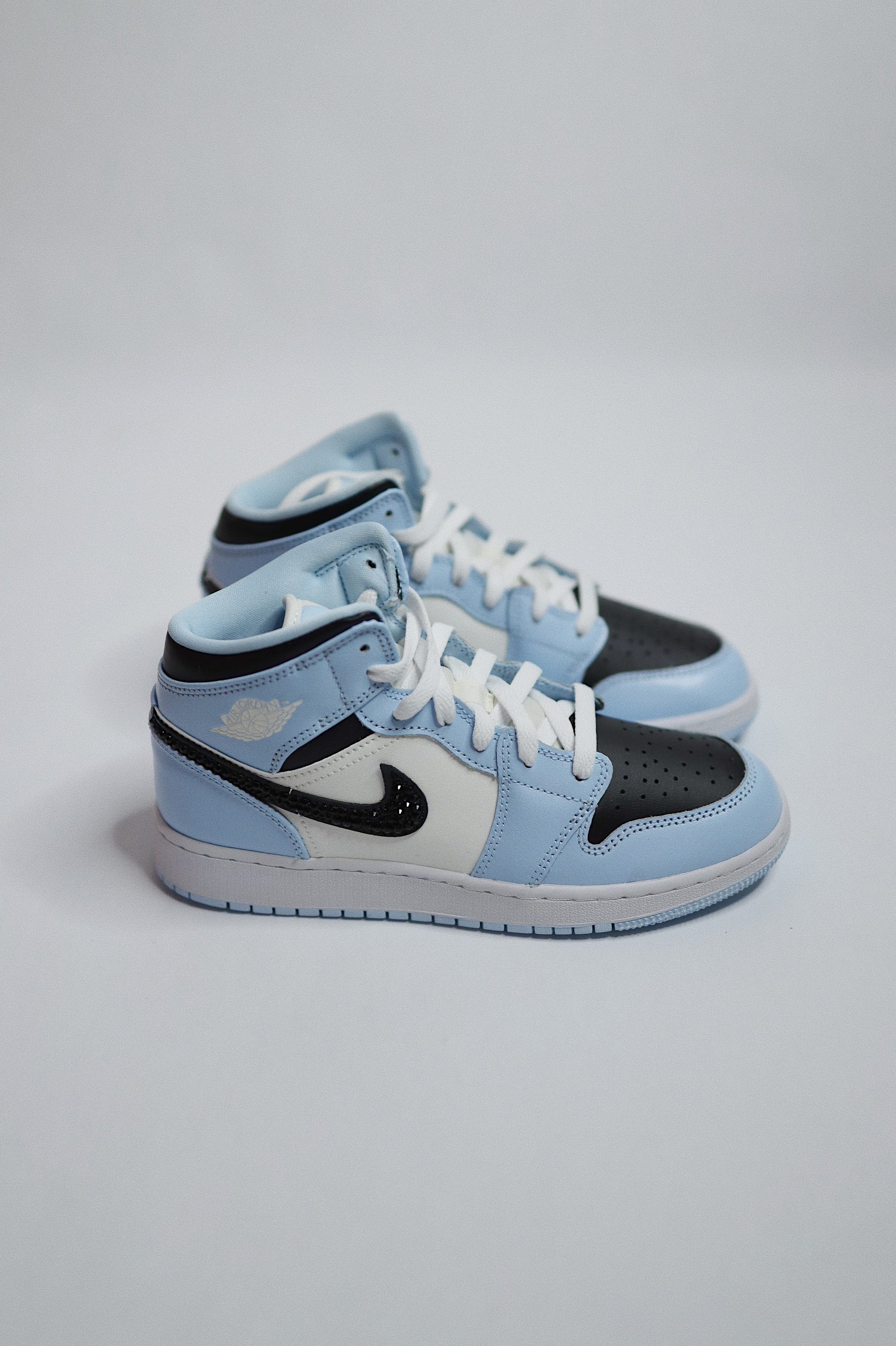 AJ1 Blue Ice Bling  — Sample Pair