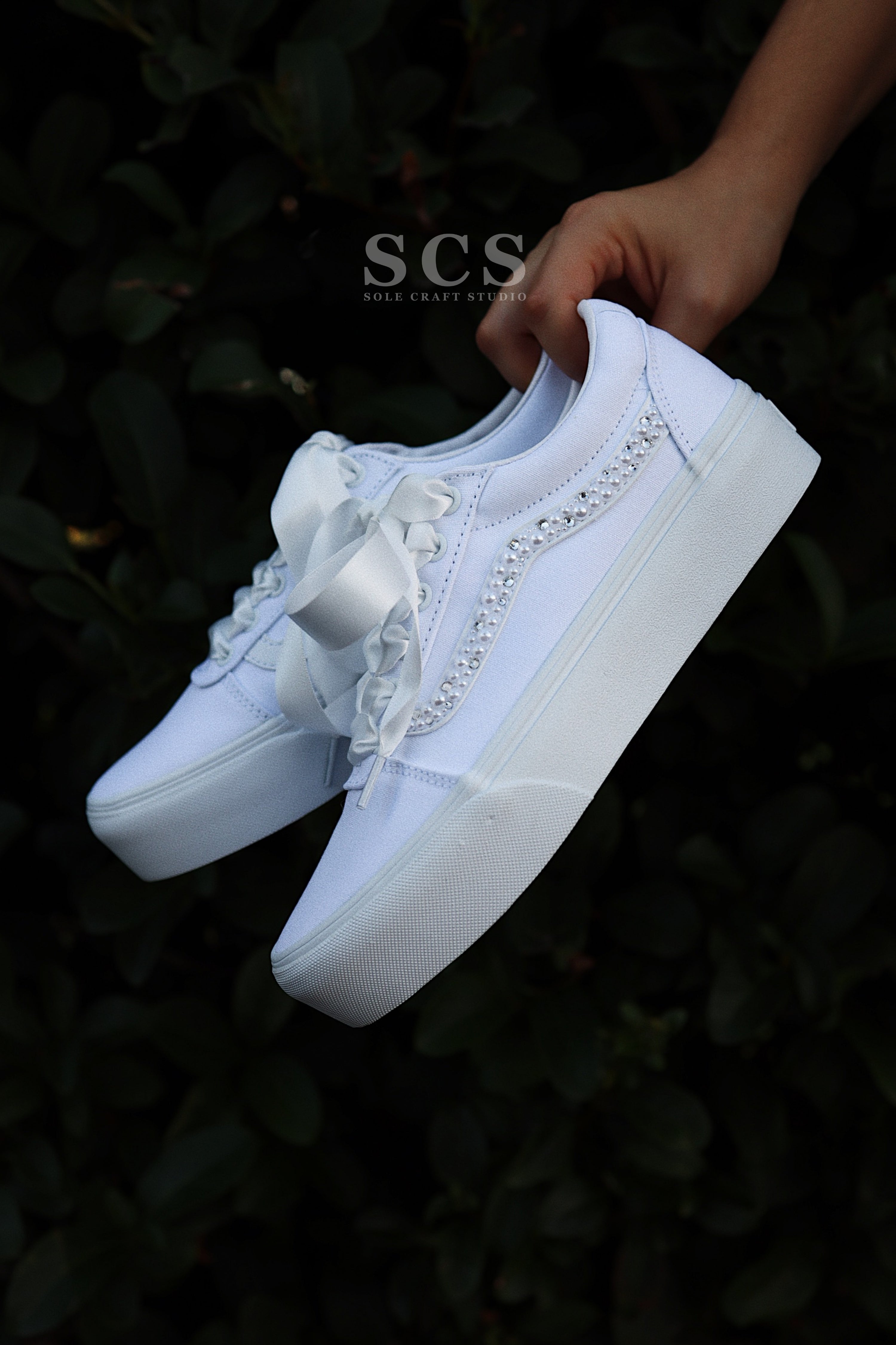 Vans Bridal Shoes | Personalized Vans Shoes | solecraftstudio