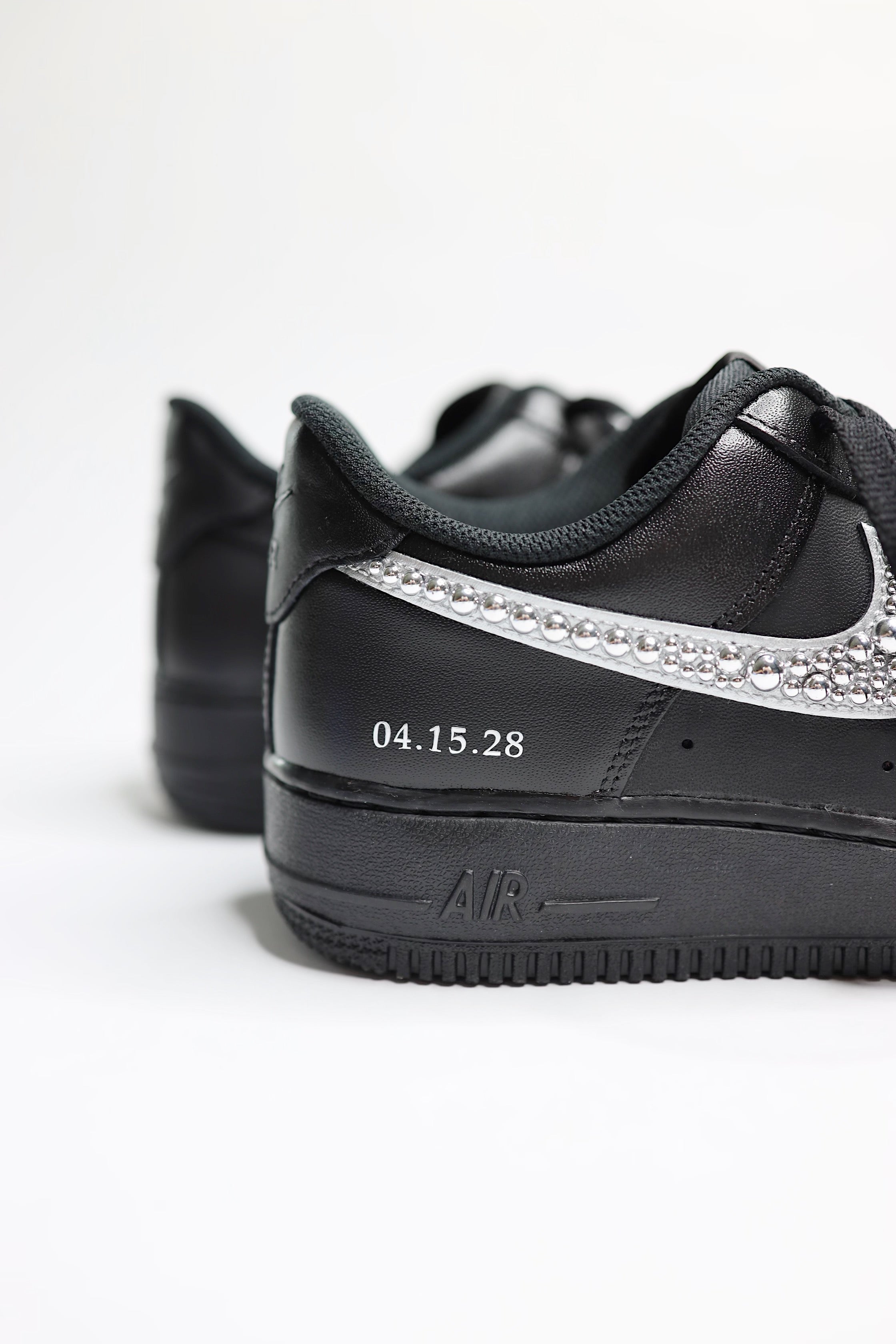 Metallic Black Groom AF1