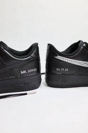 Metallic Black Groom AF1