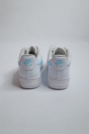 AF1 Blue Swoosh Butterflies — Sample Pair