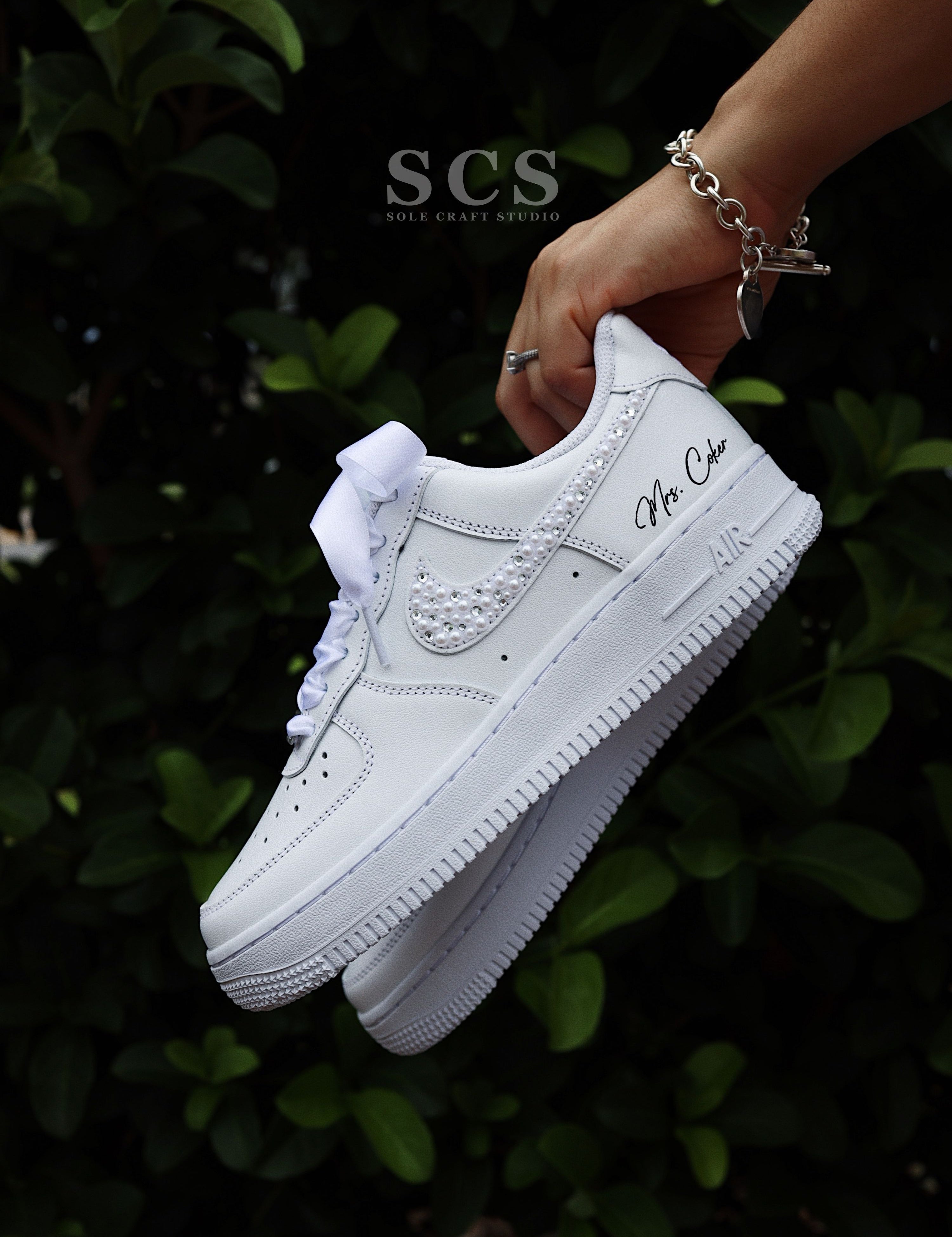 Bride and Groom Wedding Sneakers | Wedding Sneakers | solecraftstudio