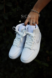 Custom Wedding Shoes | Air Jordan 1 Sneakers | solecraftstudio