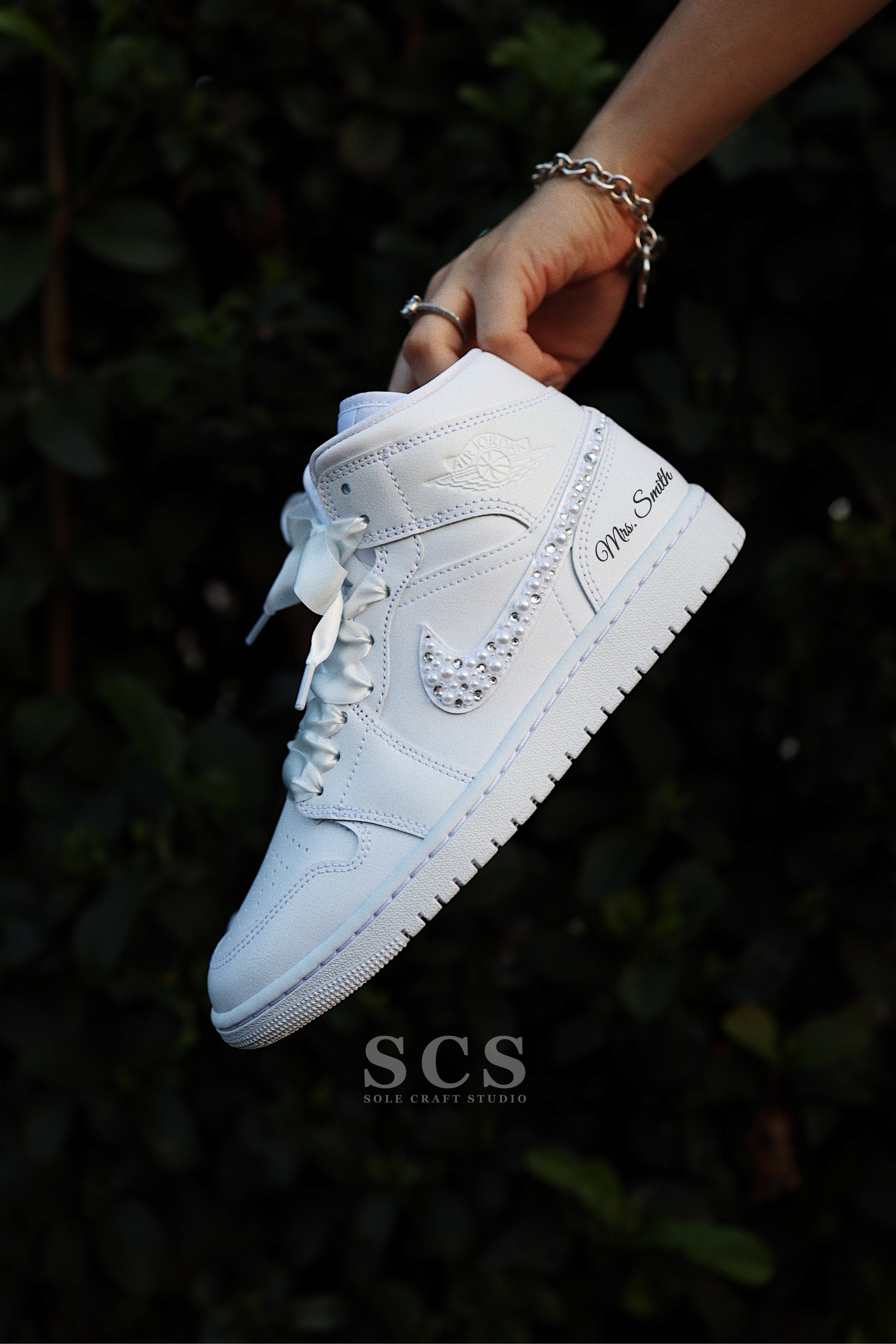 Custom Wedding Shoes Air Jordan 1 Sneakers solecraftstudio