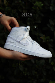 Custom Wedding Shoes | Air Jordan 1 Sneakers | solecraftstudio