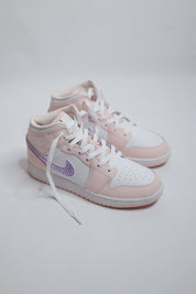 AJ1 Light Pink Bling  — Sample Pair