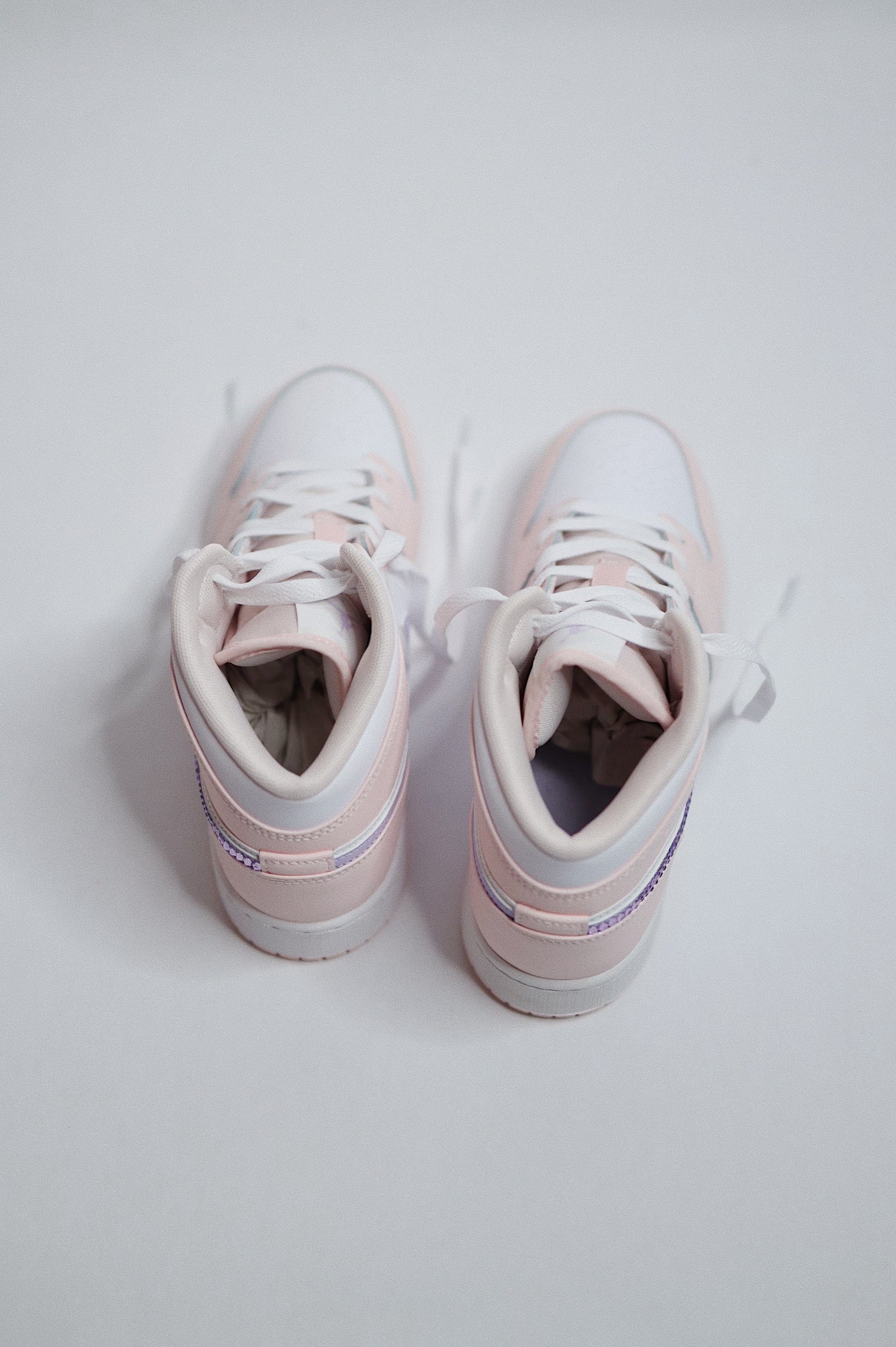 AJ1 Light Pink Bling  — Sample Pair