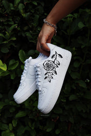 Air Force 1 Rose | AF1 Black Rose | solecraftstudio