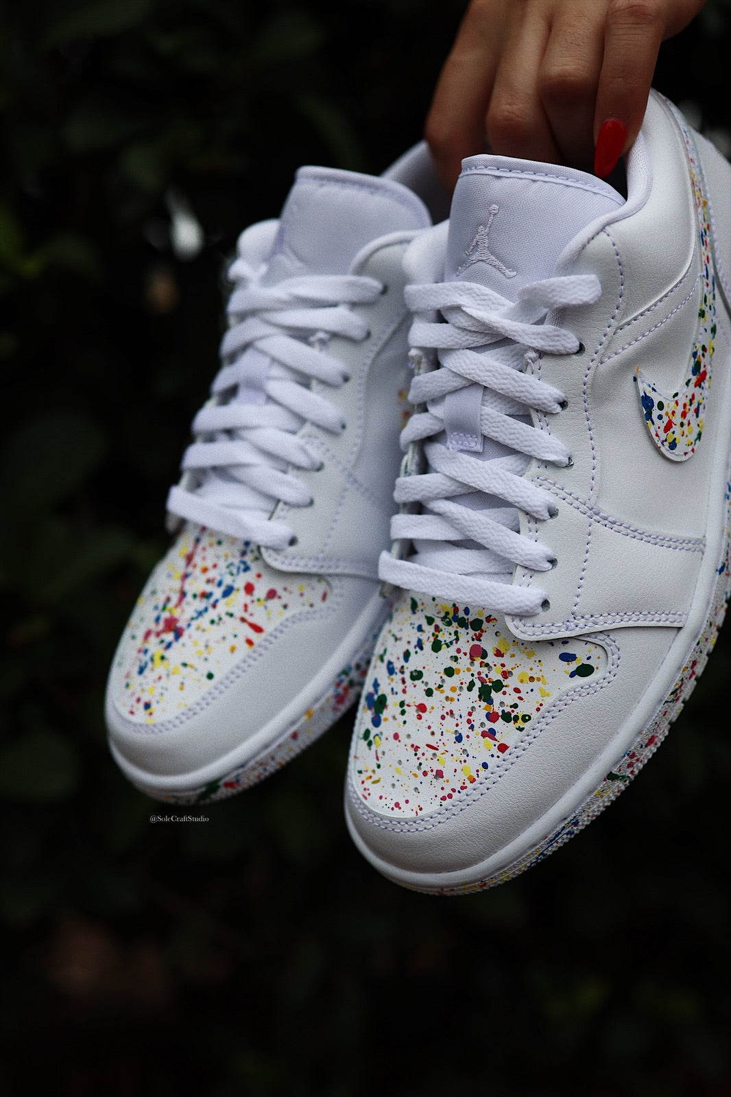Multi Color Air Jordan AJ1 Multicolor Splatter solecraftstudio
