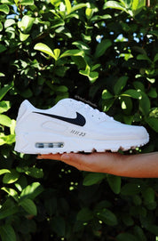 Groom Wedding Sneakers | Air Max 90 Black Swoosh | solecraftstudio