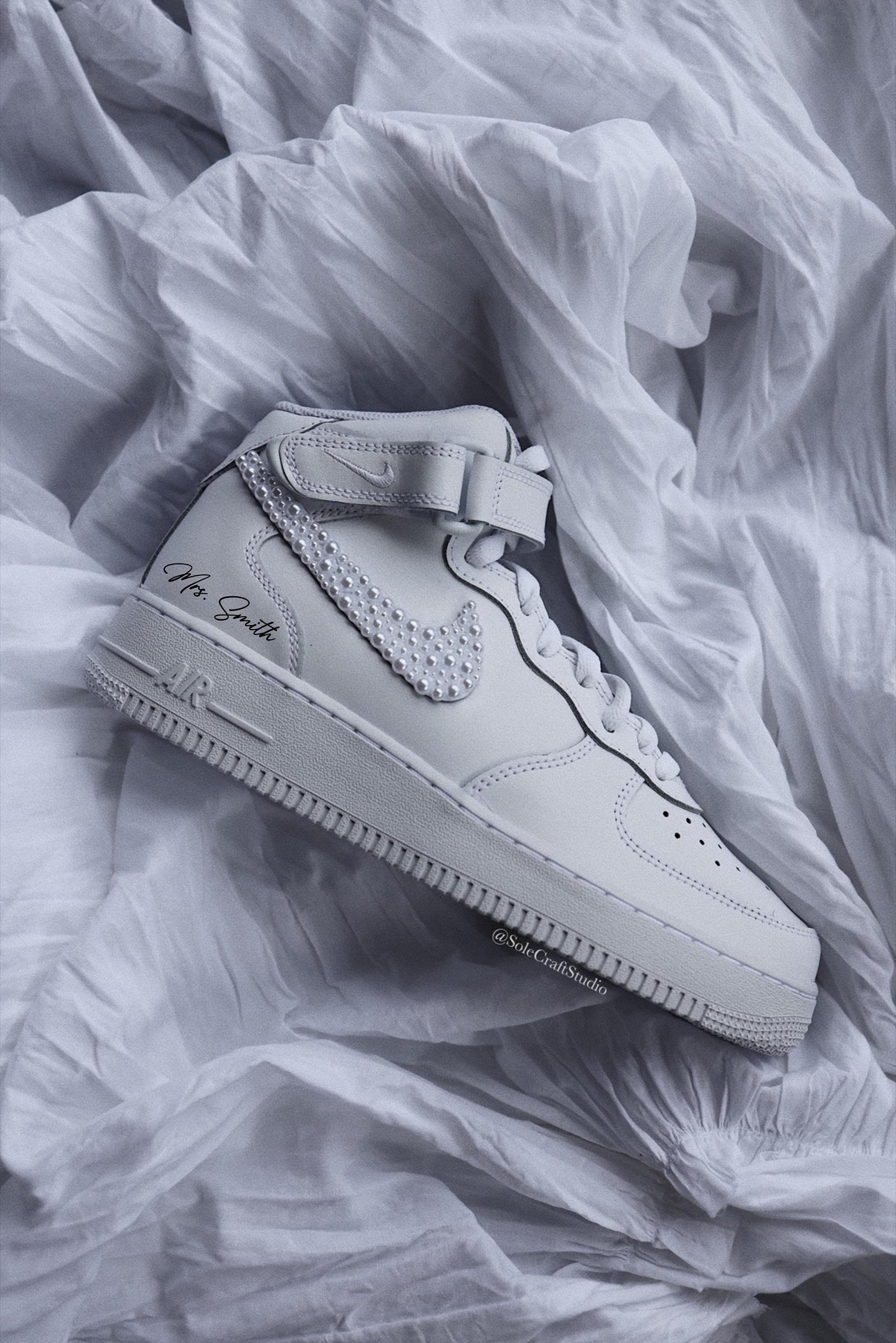 Wedding Air Force 1 | Air Force 1 Sneakers | solecraftstudio